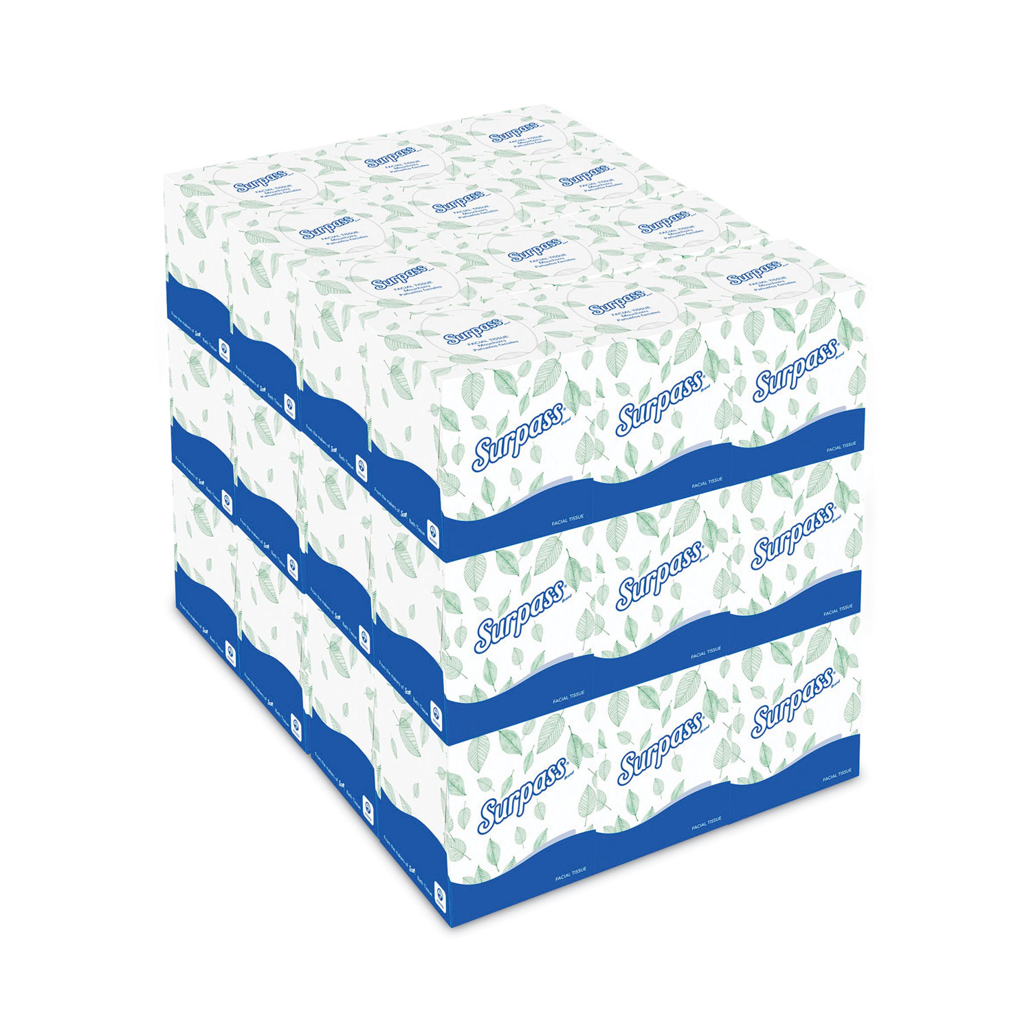 Facial Tissue, 2Ply, PopUp Box, 110/Box, 36 Boxes/Carton