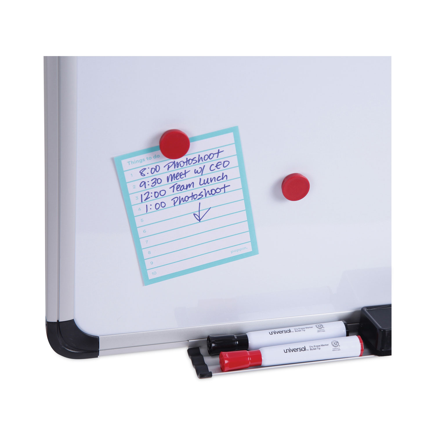 UNV43734 Universal® Steel Dry Erase Board Zuma