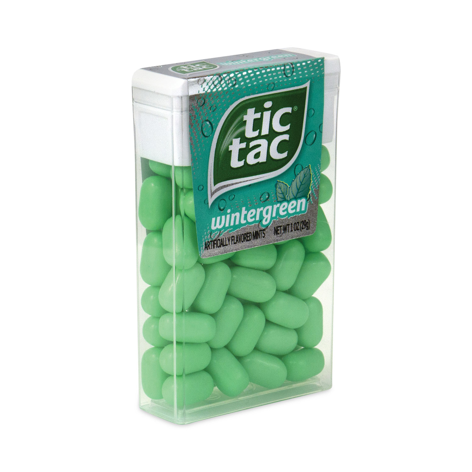 Tic Tac® Breath Mints, Wintergreen, 1 oz Bottle, 12 Bottles/Box, Ships