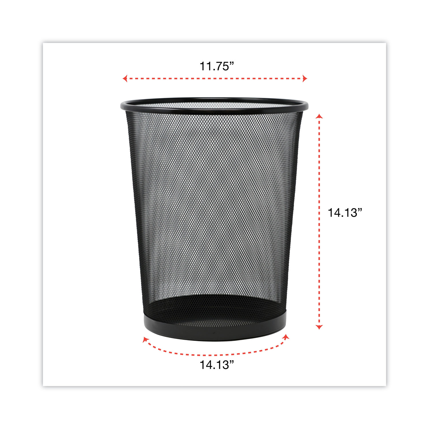 UNV20008 Universal® Mesh Wastebasket Zuma