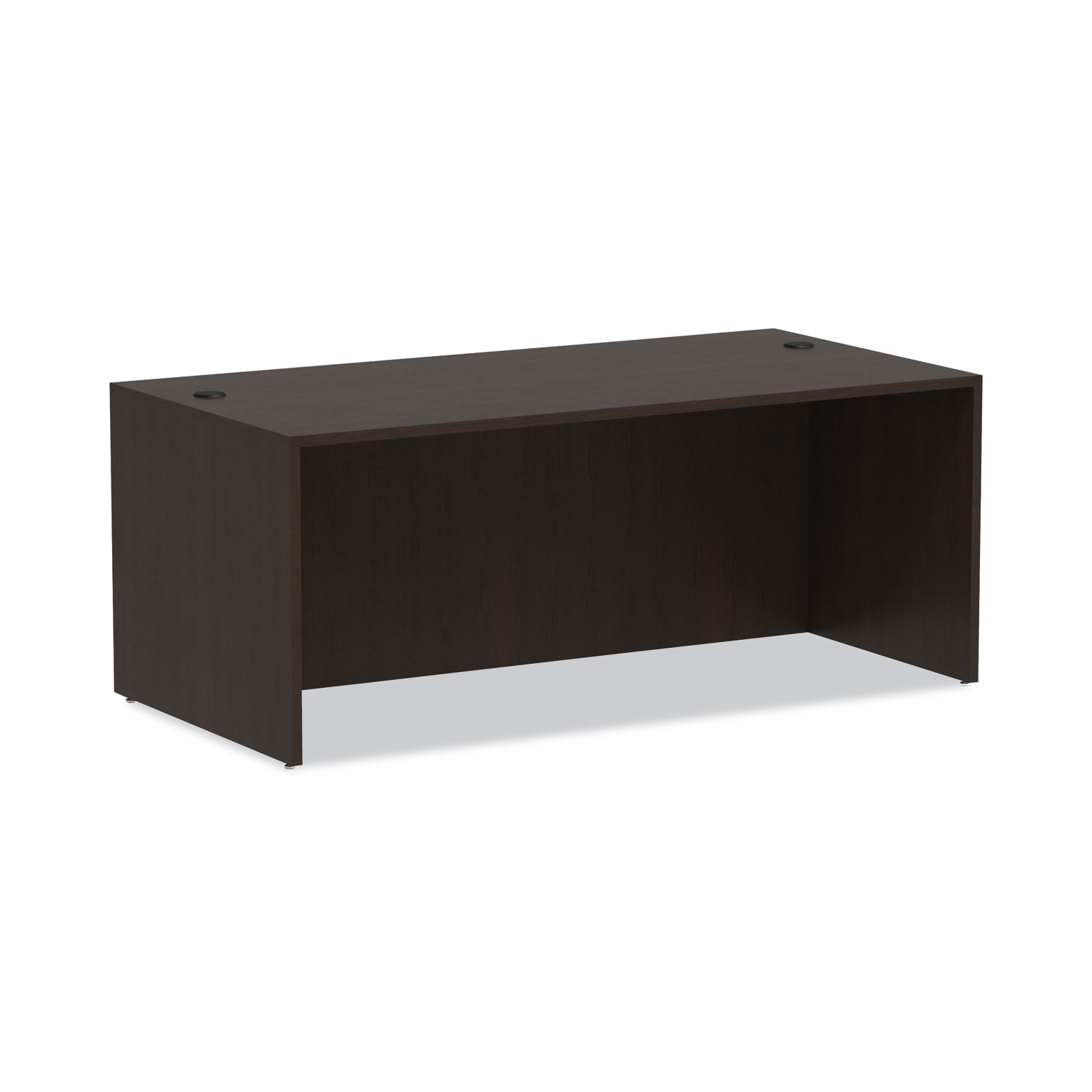 Alera Valencia Series Straight Front Desk Shell, 71" x 35.5" x 29.63