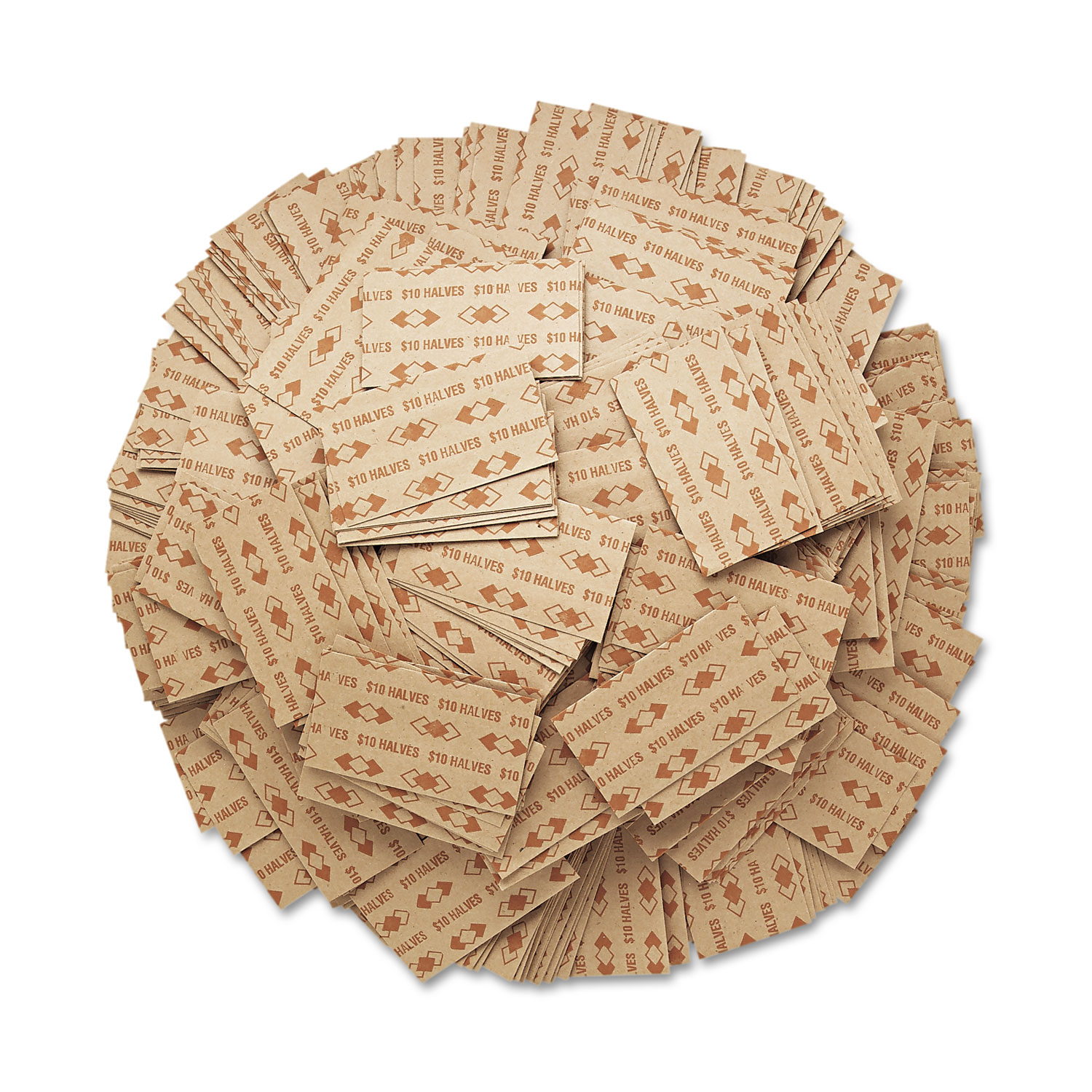 PM Company® Tubular Coin Wrappers, Half Dollar Coins, 10, PopOpen Wrappers, 1000/Pack