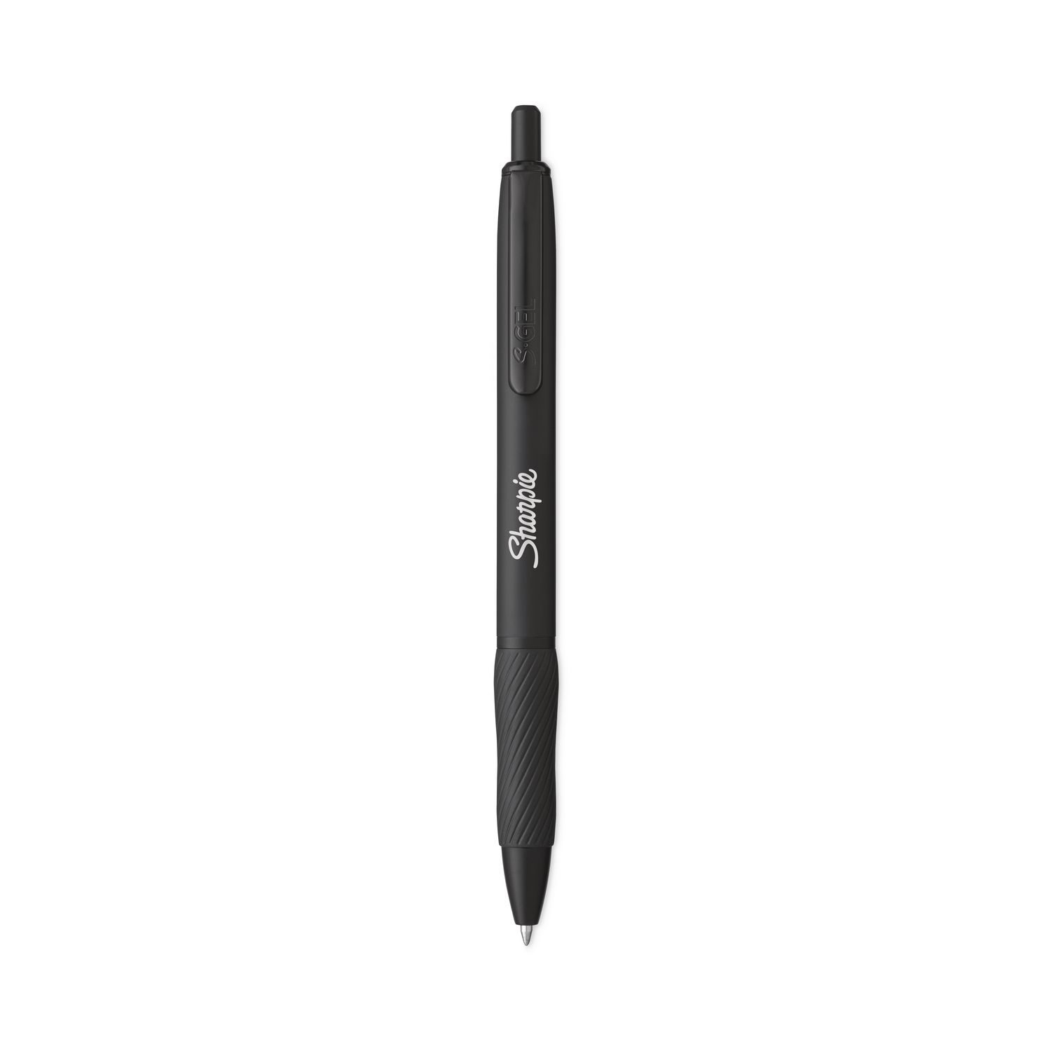Sharpie® SGel™ SGel Premium Metal Barrel Gel Pen, Retractable, Medium 0.7 mm, Black Ink, Black