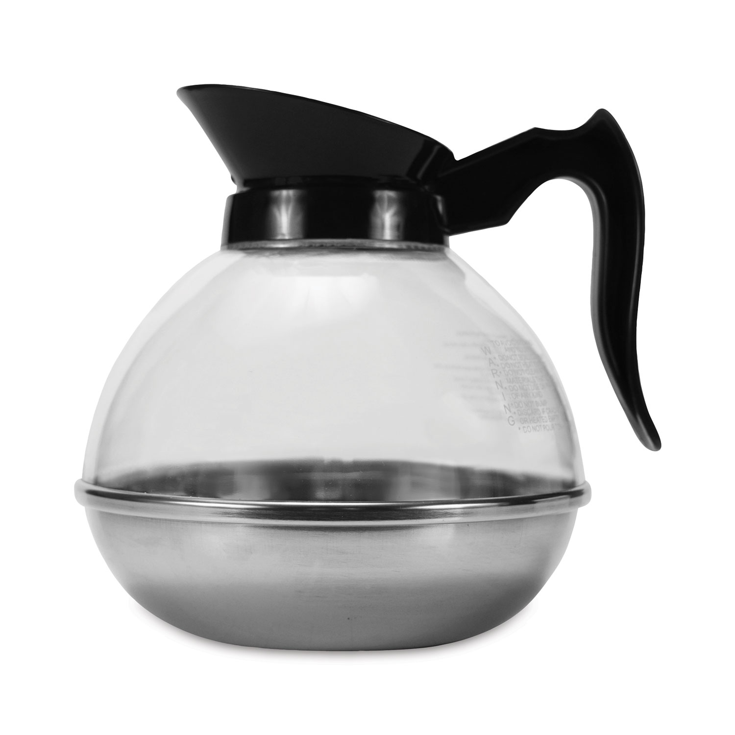 Unbreakable Regular Coffee Decanter, 12Cup, Stainless Steel