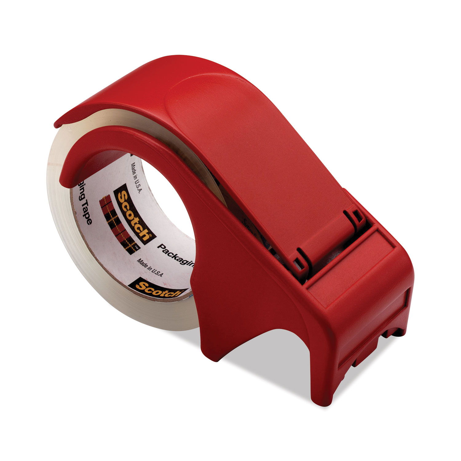 Compact and Quick Loading Dispenser for Box Sealing Tape, 3" Core, For