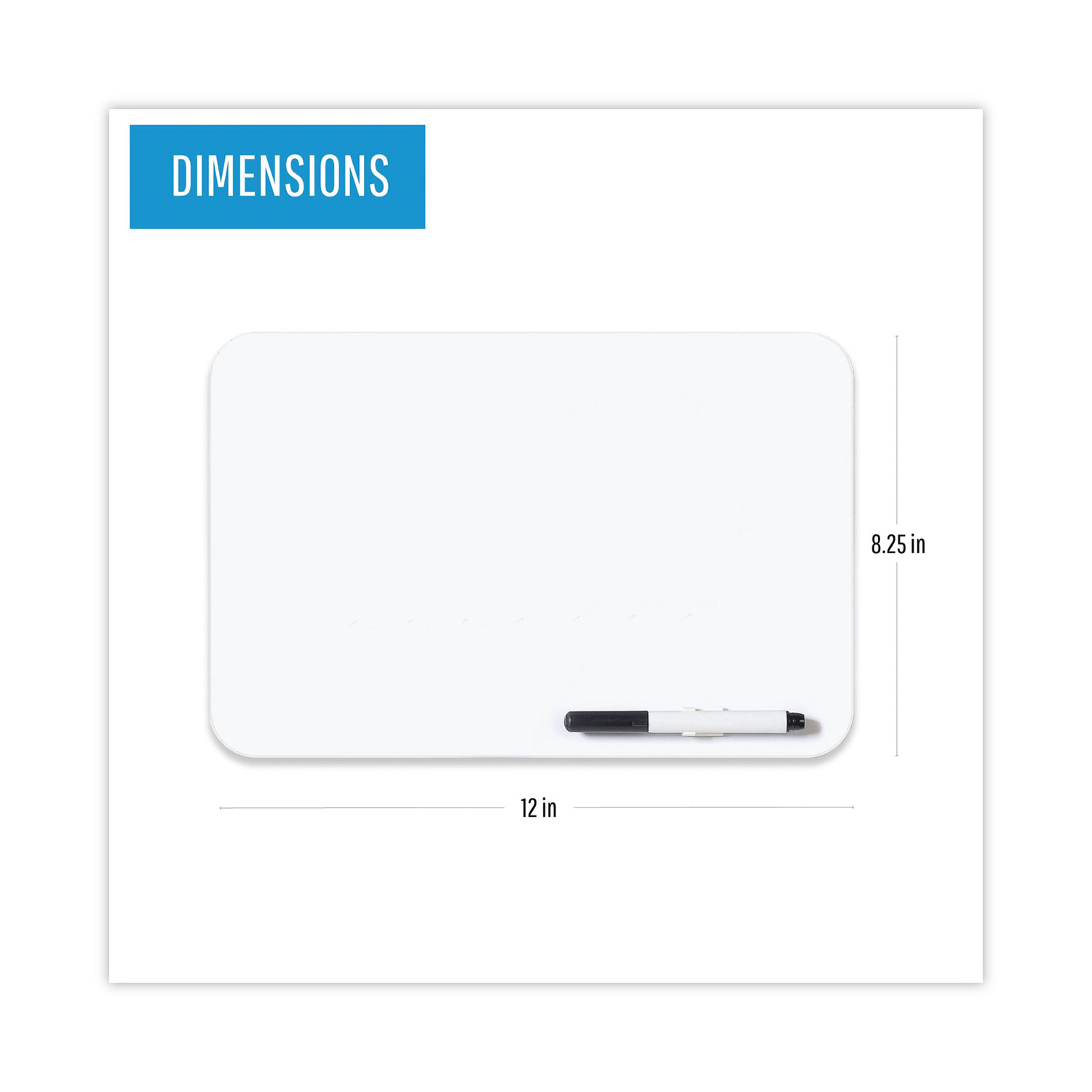 Lap Board Melamine Mini Up To 2' Unframed Whiteboard, Lap Board