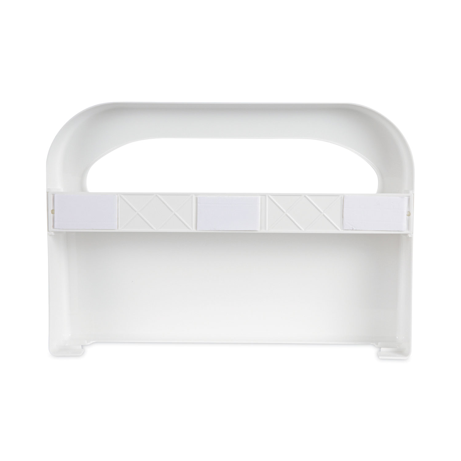 Boardwalk® Toilet Seat Cover Dispenser, 16 x 3 x 11.5, White, 2/Box