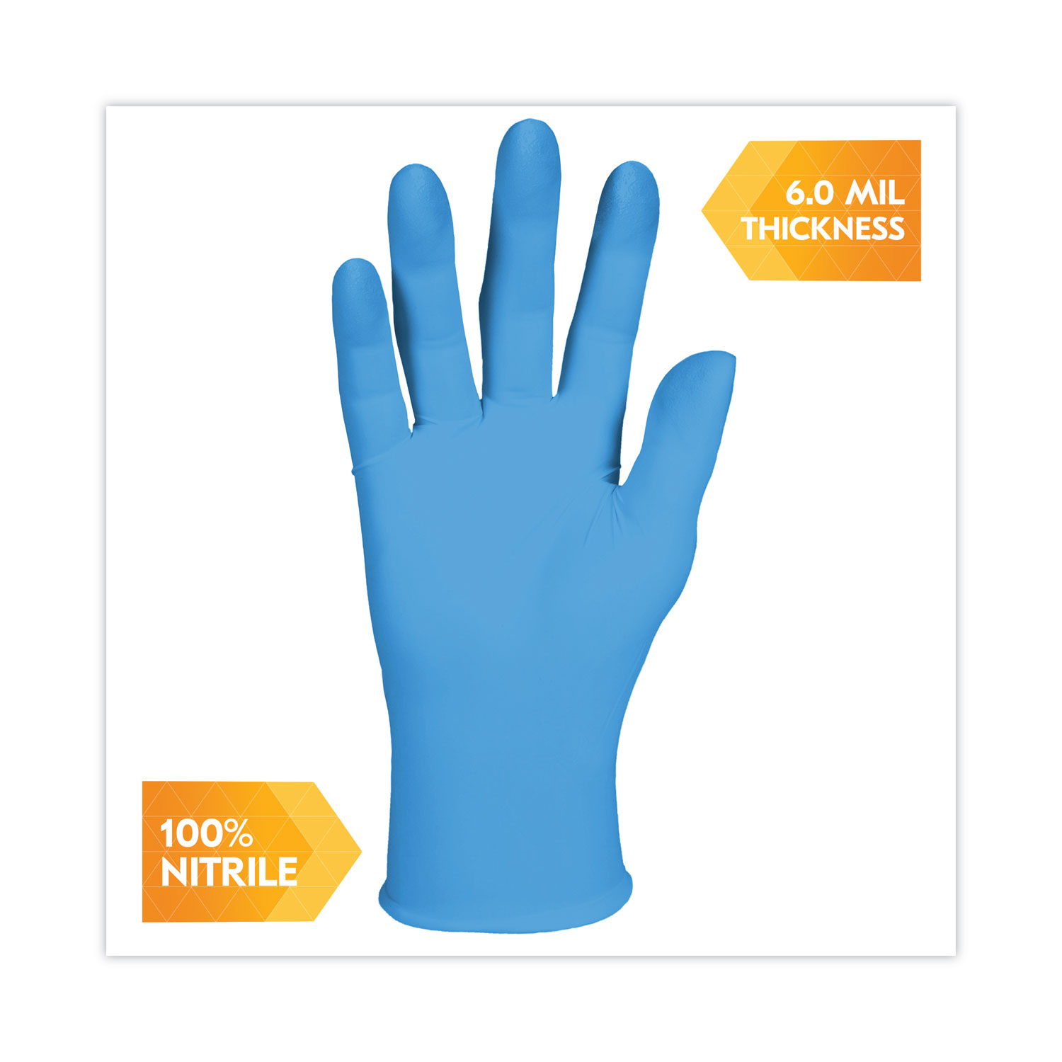 KleenGuard™ G10 2PRO Nitrile Gloves, Blue, Medium, 1,000/Carton Able