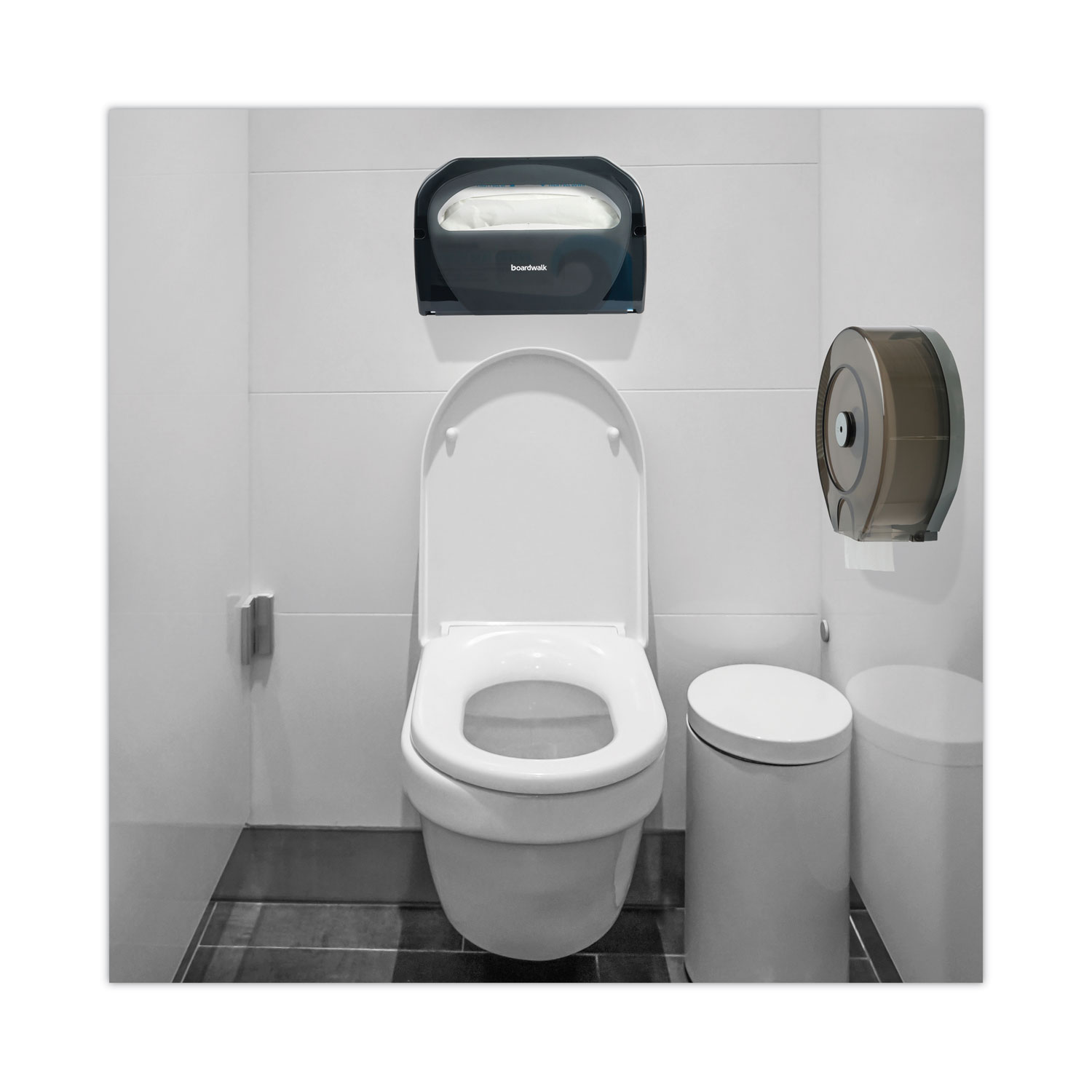 Premium HalfFold Toilet Seat Covers, 14.17 x 16.73, White, 250 Covers