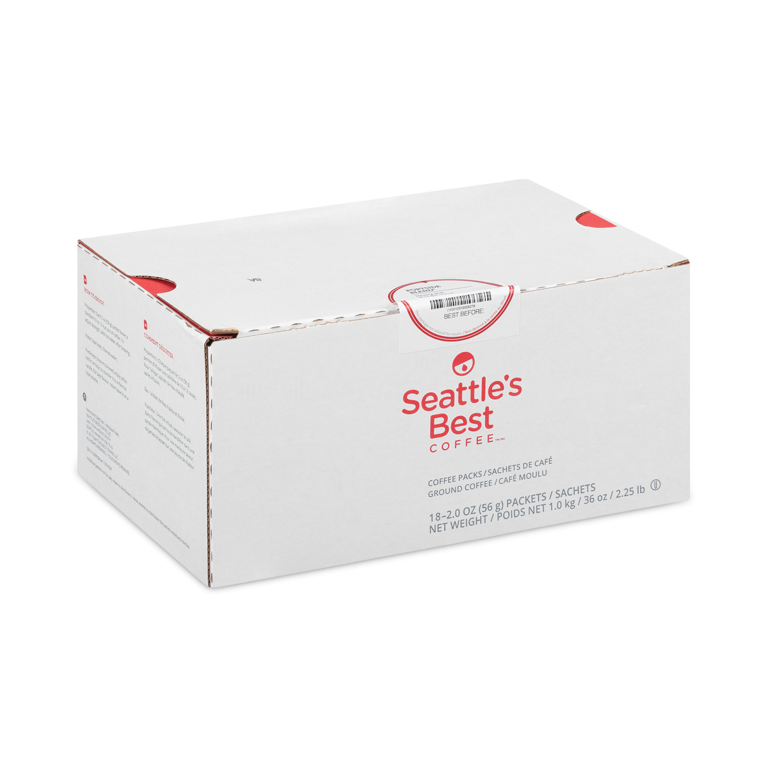 Seattle's Best™ Premeasured Coffee Packs, Portside Blend, 2.1 oz Packet