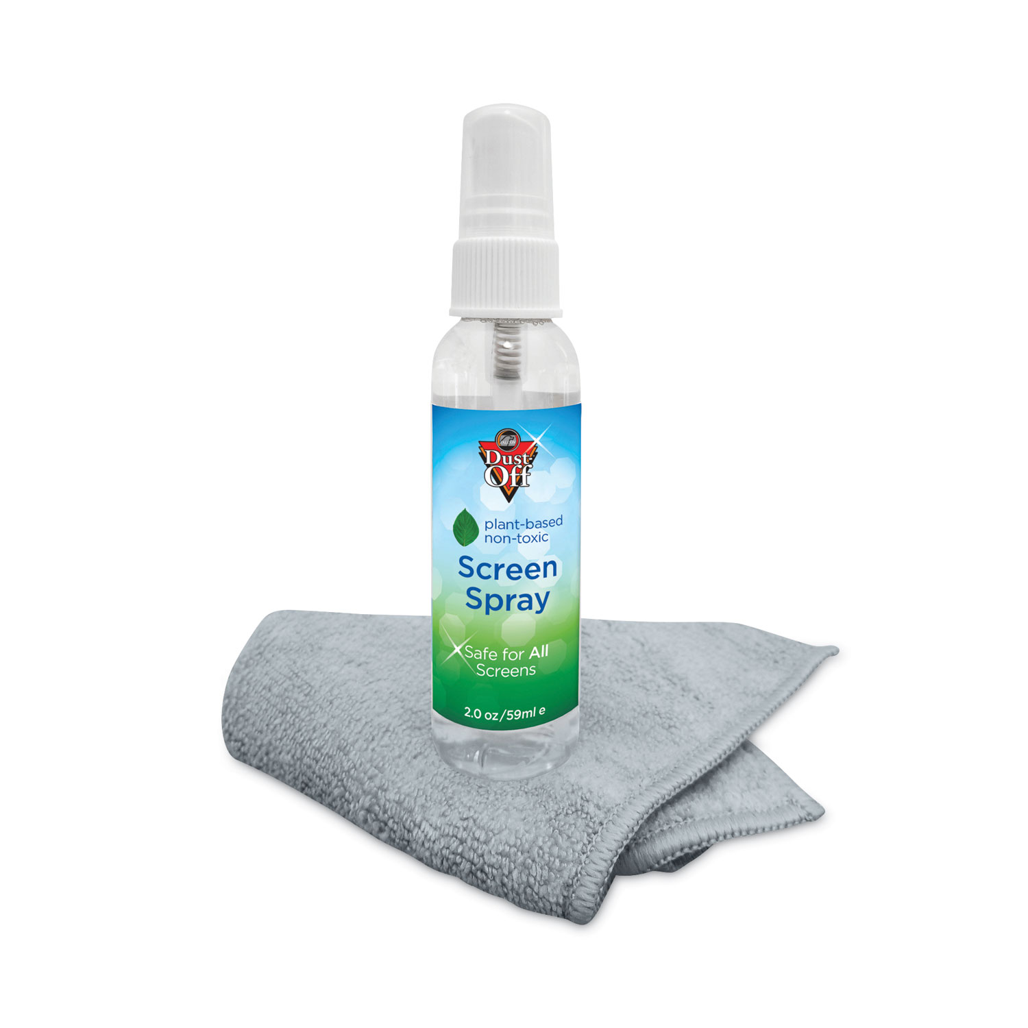 Laptop Computer Cleaning Kit, 50 mL Spray/Microfiber Cloth Zerbee
