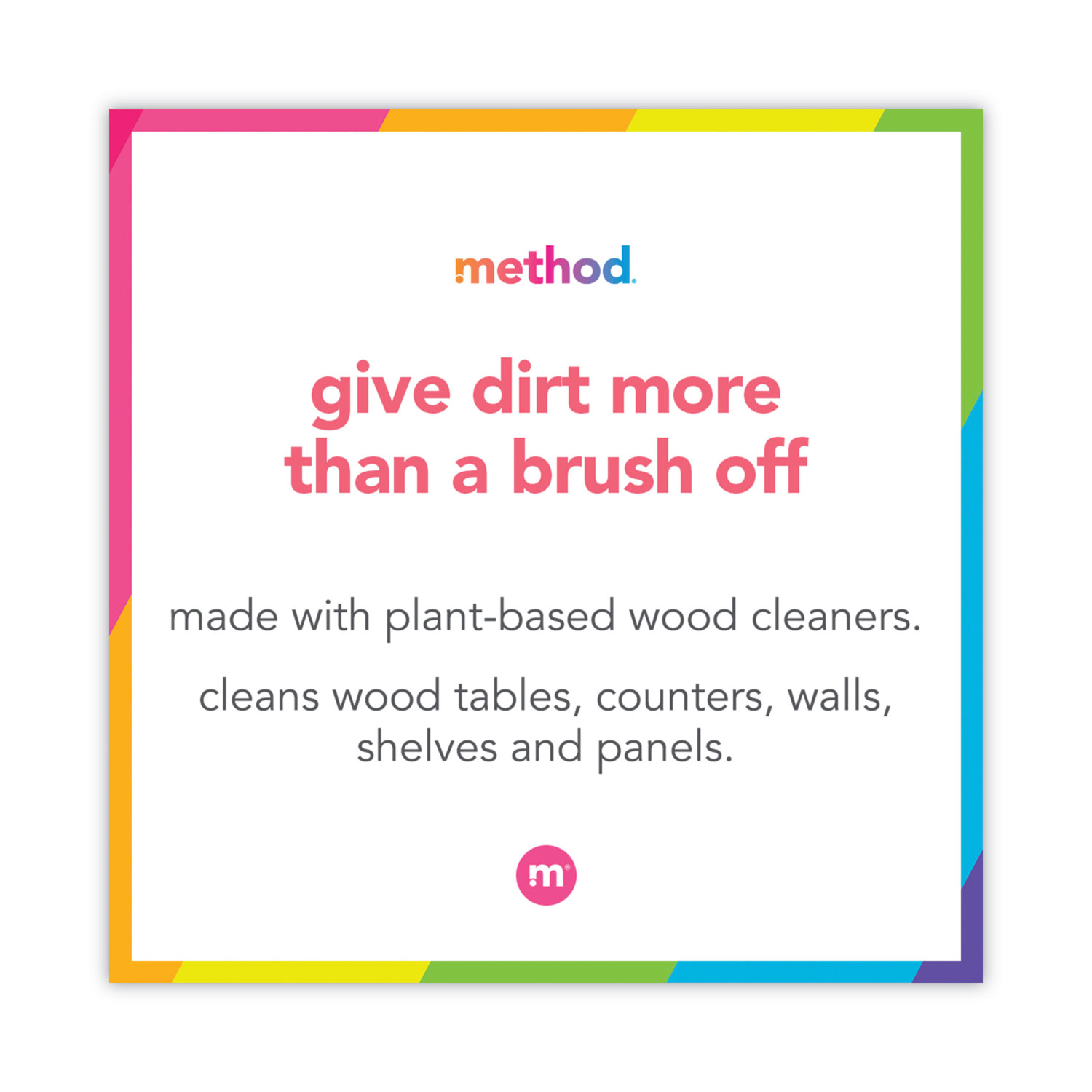 Method® Daily Wood Cleaner, 28 oz Spray Bottle Bacon & Graham