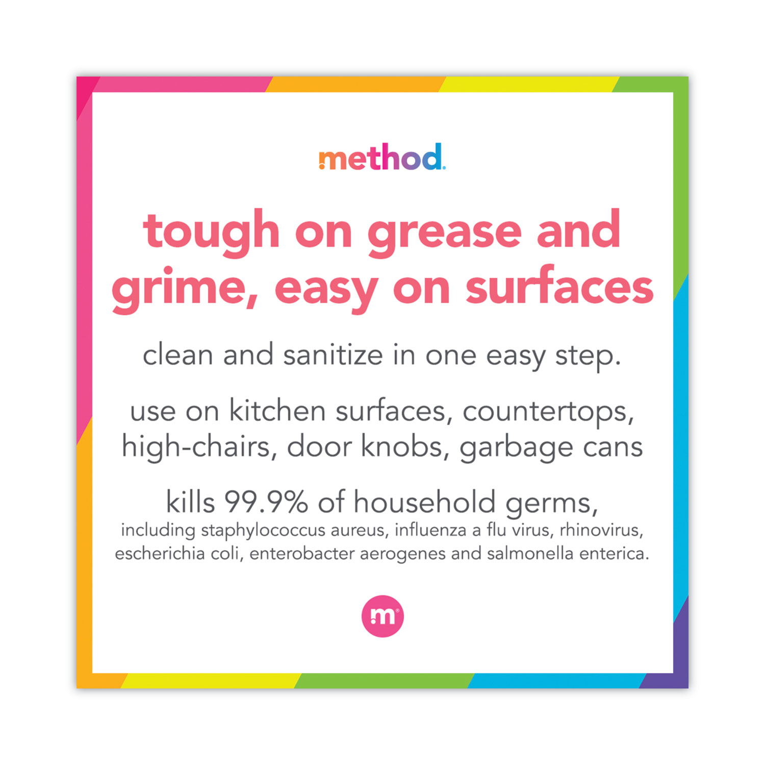 Method® Antibac AllPurpose Cleaner, Bamboo, 28 oz Spray Bottle, 8