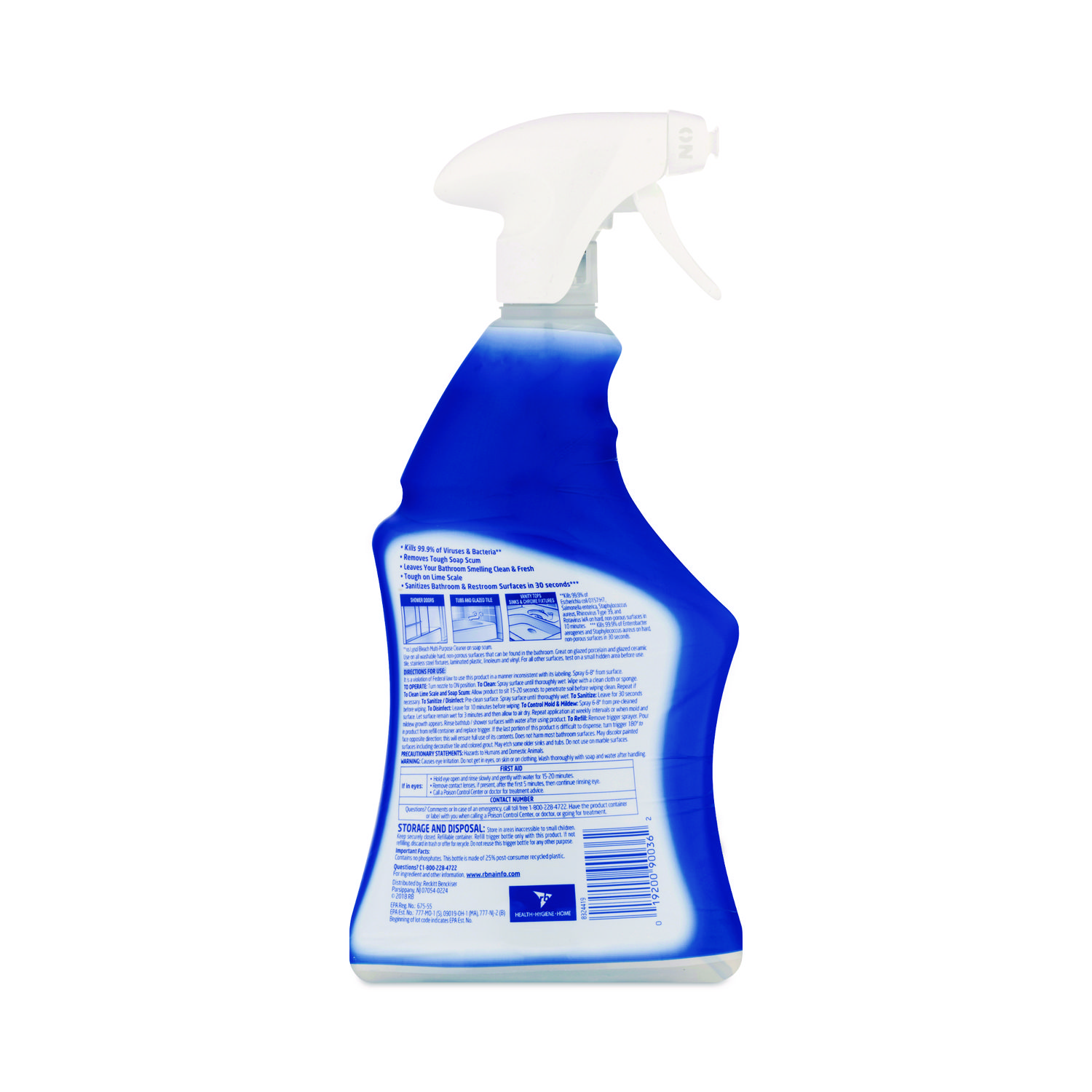 LYSOL® Brand Disinfectant Power Bathroom Foamer, Liquid, Atlantic Fresh