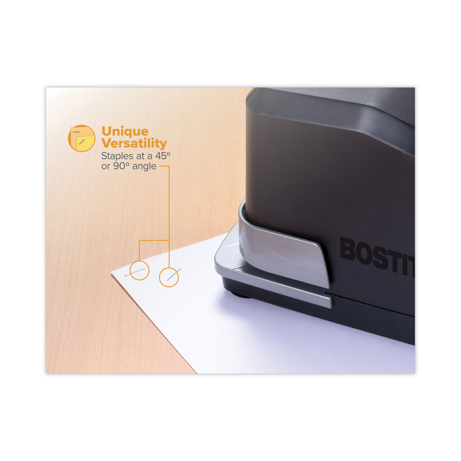 Bostitch® B8 Impulse 45 Electric Stapler, 45Sheet Capacity, Black General Paper Company
