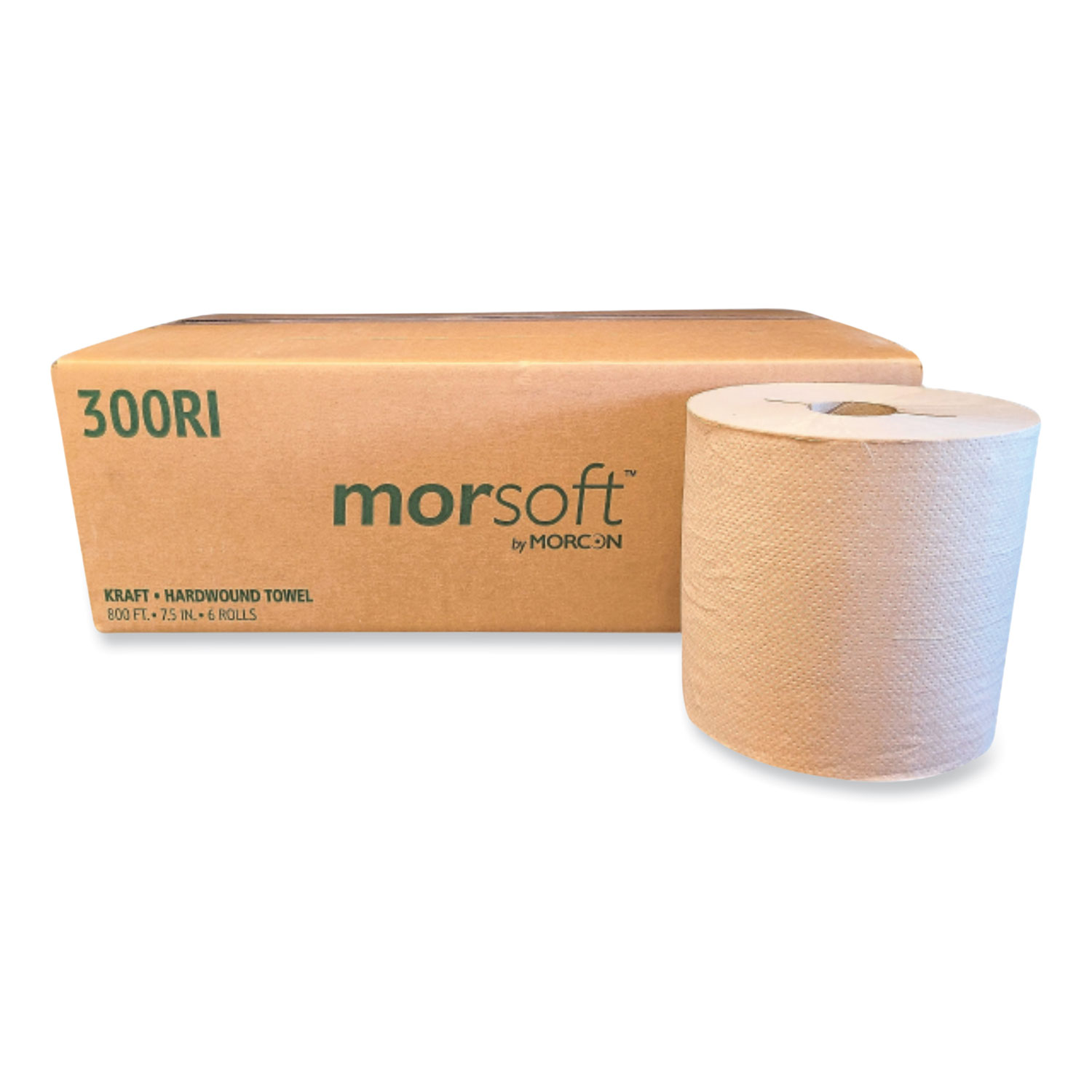 Morcon Tissue Morsoft Controlled Towels, INotch, 1Ply, 7.5" x 800 ft