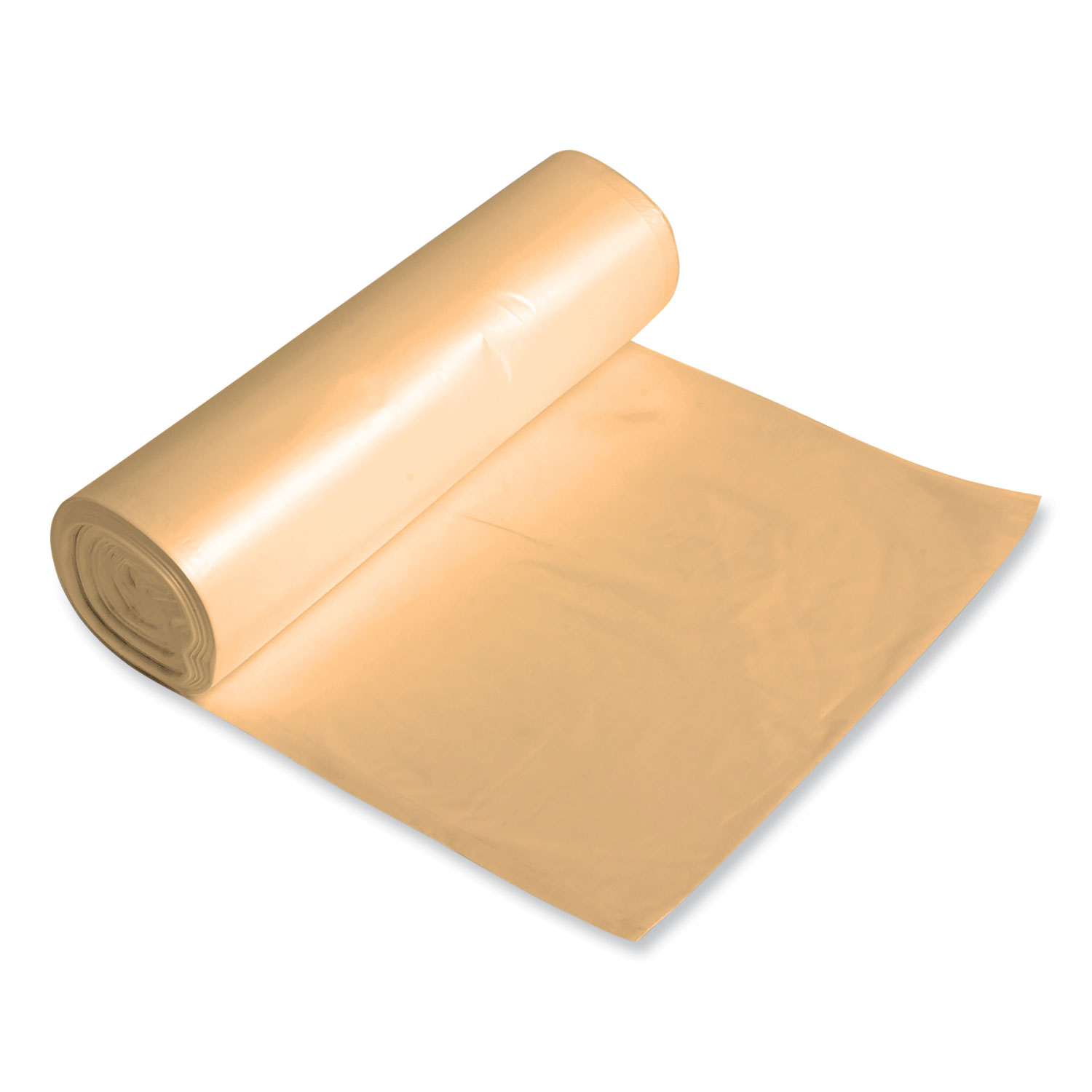 Pitt Plastics Can Liner, 16 gal, 0.35 mil, 32" x 24", Buff, 500/Carton