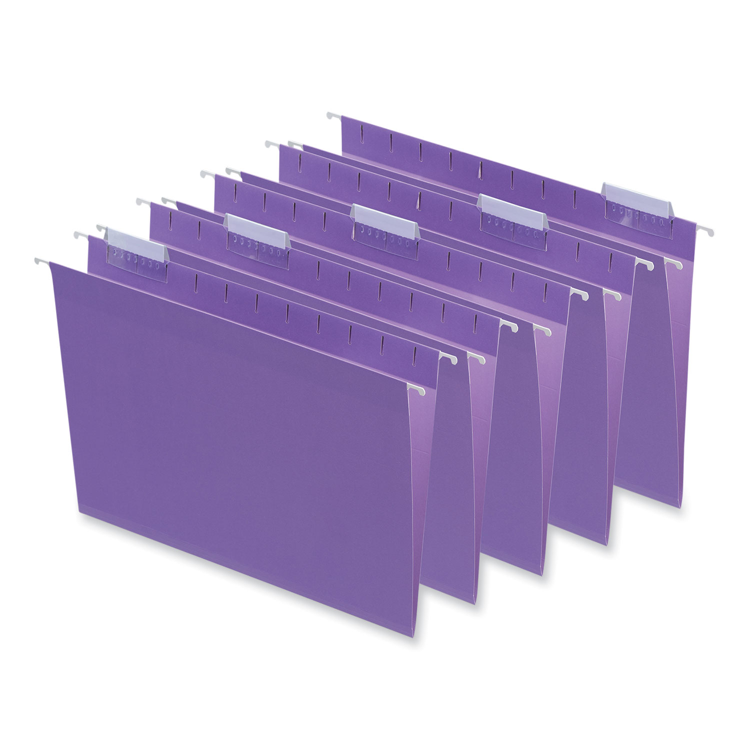 Deluxe Bright Color Hanging File Folders, Letter Size, 1/5Cut Tabs