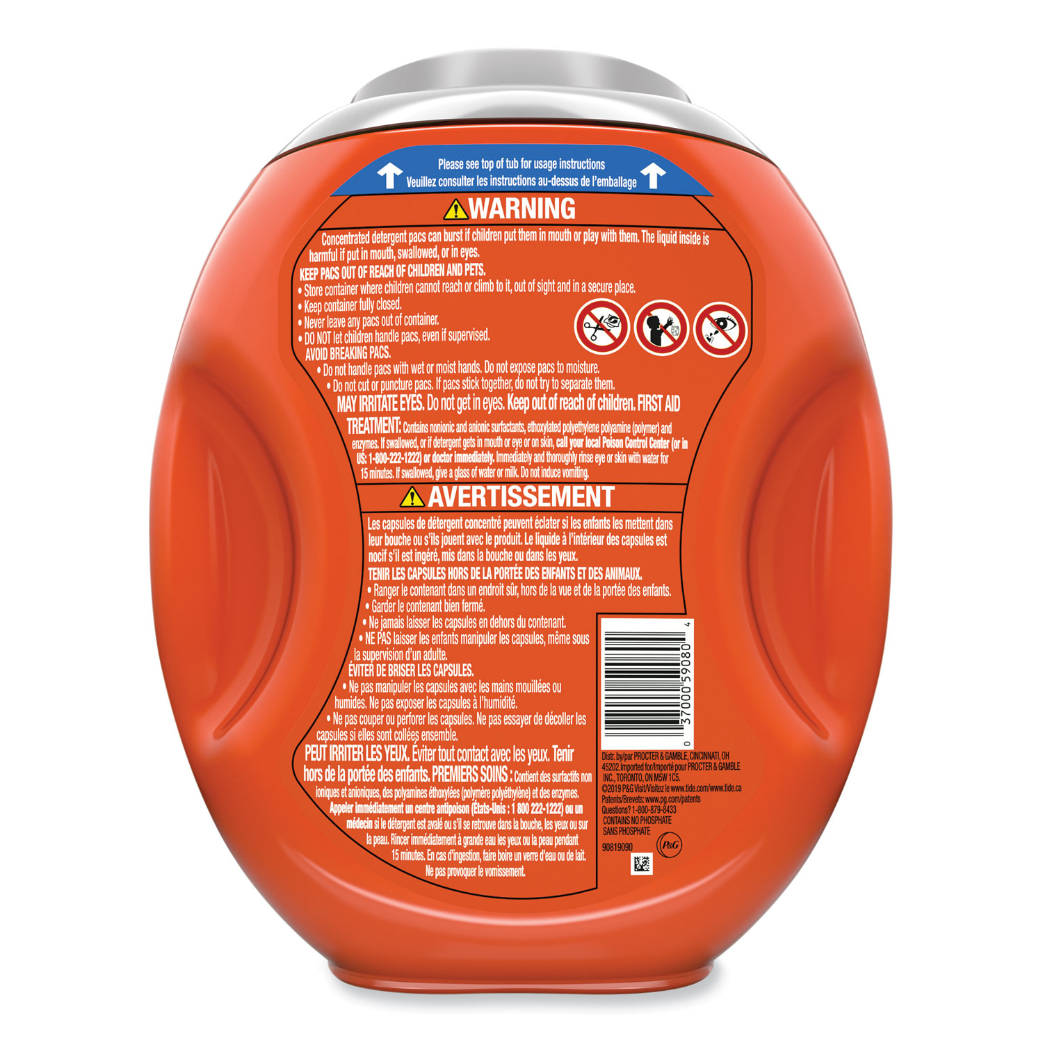 Tide® Hygienic Clean Heavy 10x Duty Power Pods, Original Scent, 81 oz