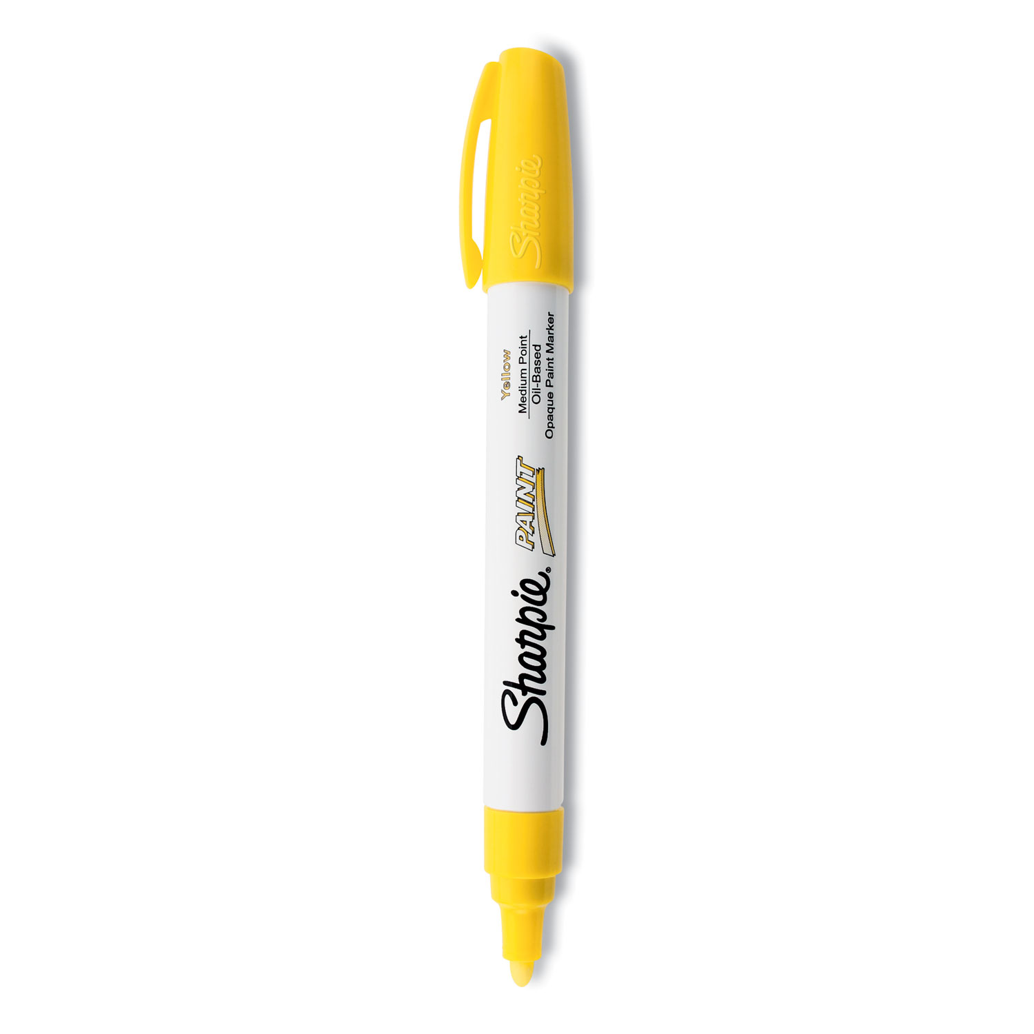Permanent Paint Marker, Medium Bullet Tip, Yellow Reparto