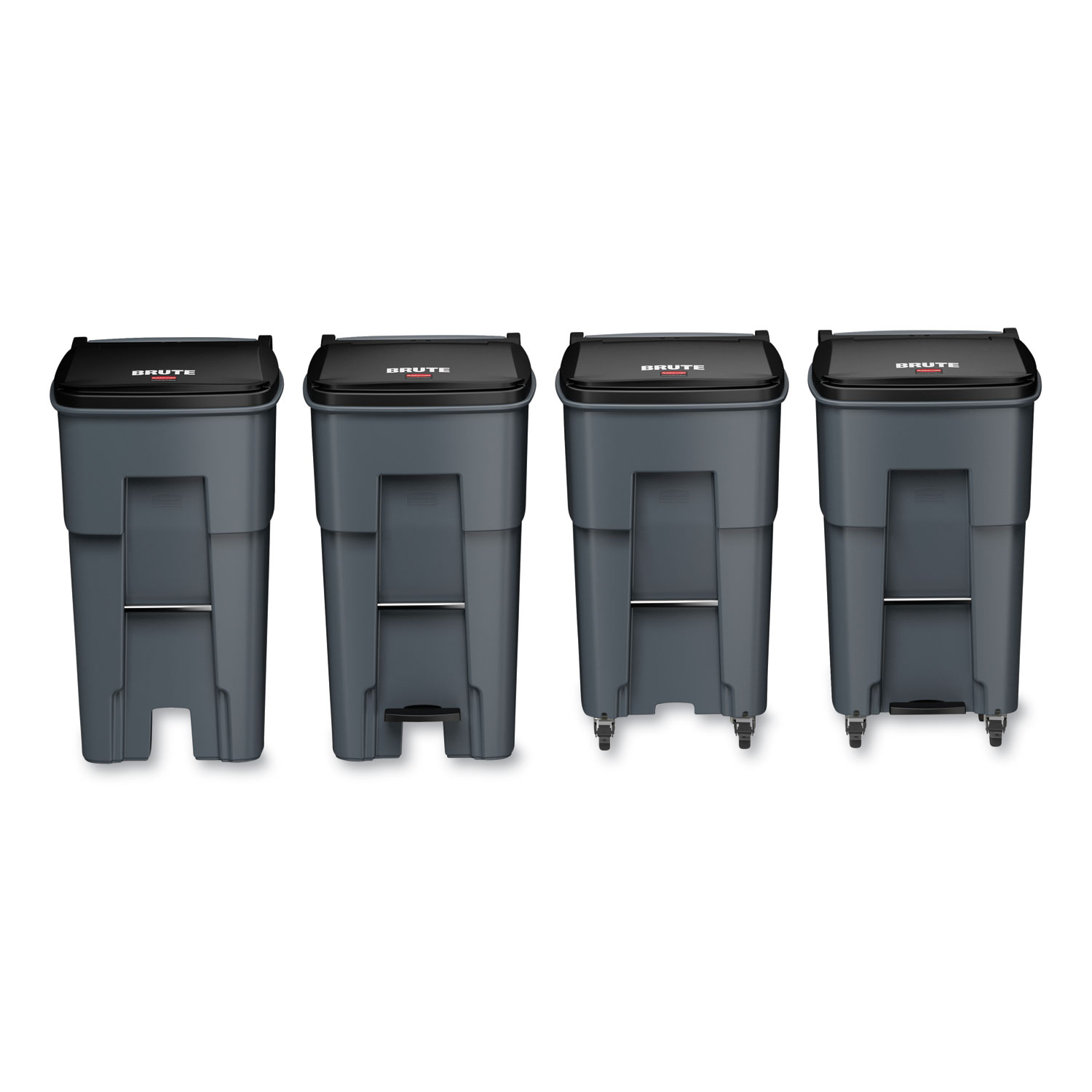 Rubbermaid® Commercial Brute RollOut HeavyDuty Container, 65 gal