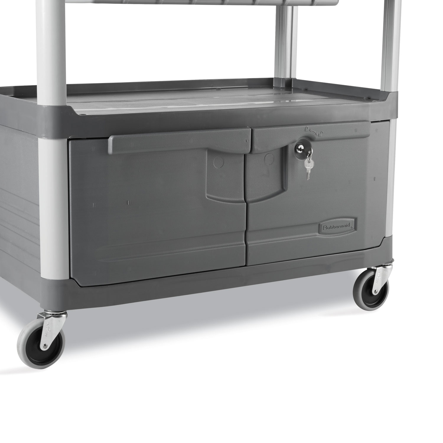 Rubbermaid® Commercial Xtra Instrument Cart with Locking Storage Area