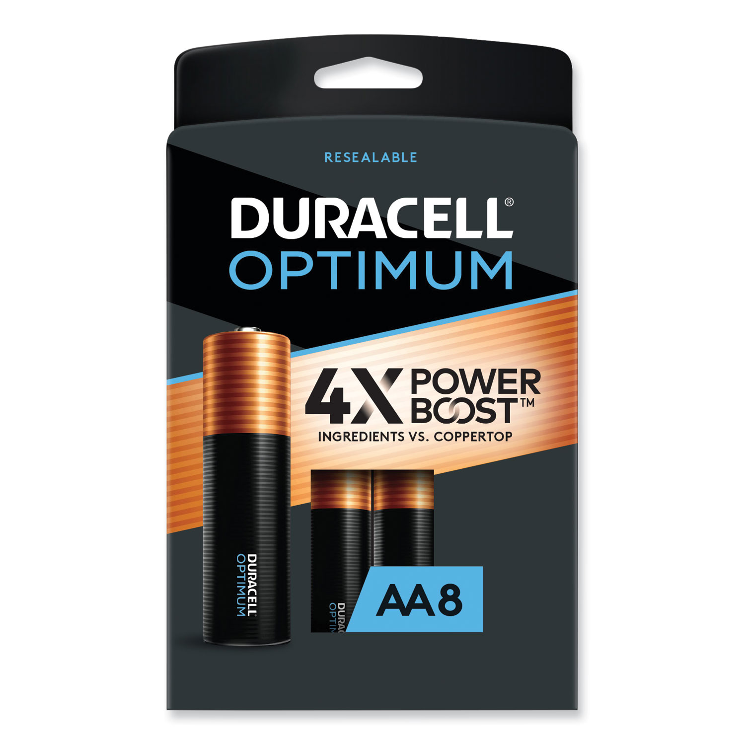 Optimum Alkaline AA Batteries, 8/Pack Reparto