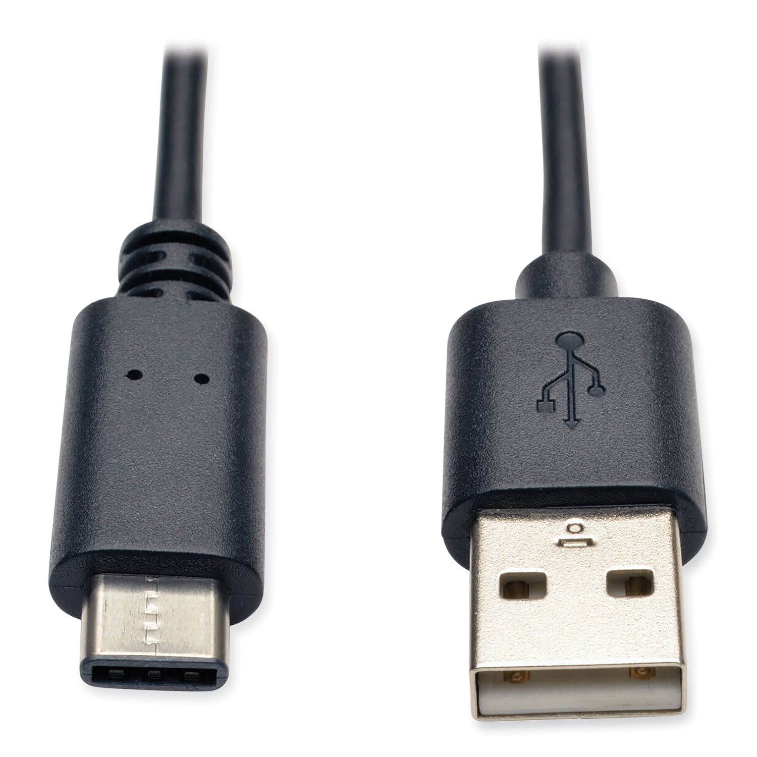 USB 2.0 Cable, USB TypeA to USB TypeC (USBC) (M/M), 6 ft, Black