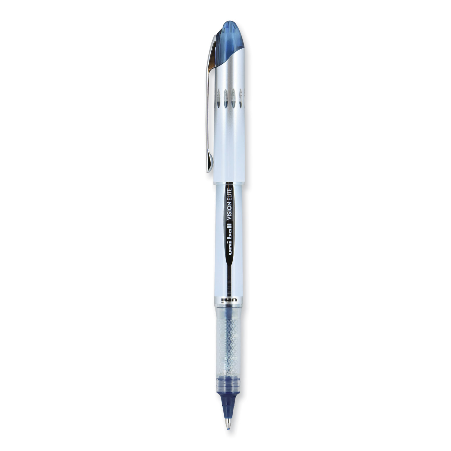 uniball® VISION ELITE Hybrid Gel Pen, Stick, Bold 0.8 mm, BlueInfused