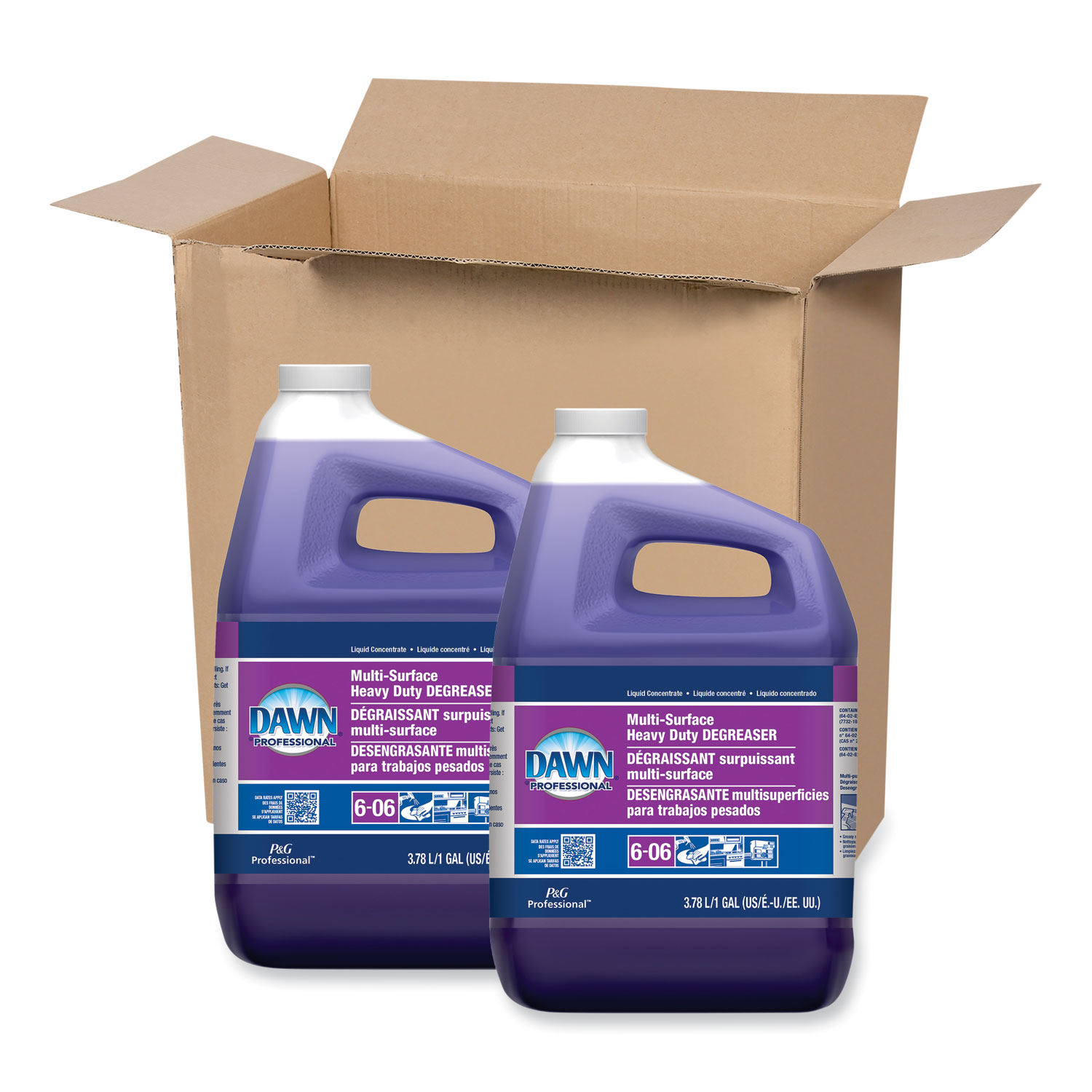 Professional MultiSurface Heavy Duty Degreaser, 1 gal, Pour Bottle, 2