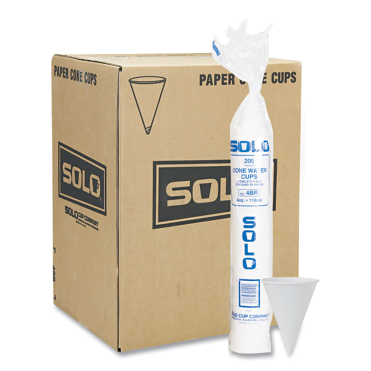 SCC4BRCT SOLO® Cup Company Cone Water Cups Zuma