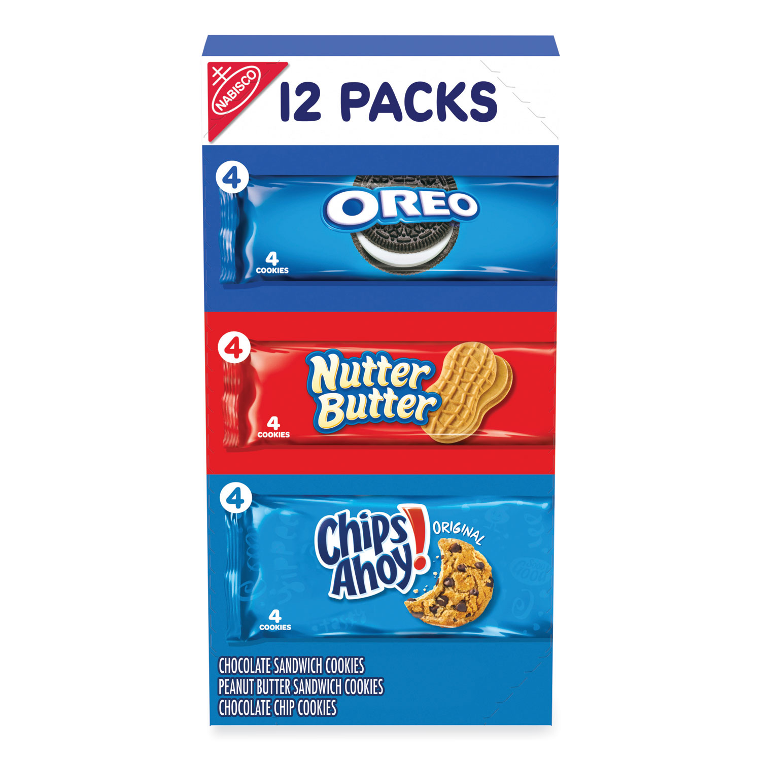 Nabisco® Variety Pack Cookies, Assorted, 20 oz Box, 12 Packs/Box Wagner Supply Company