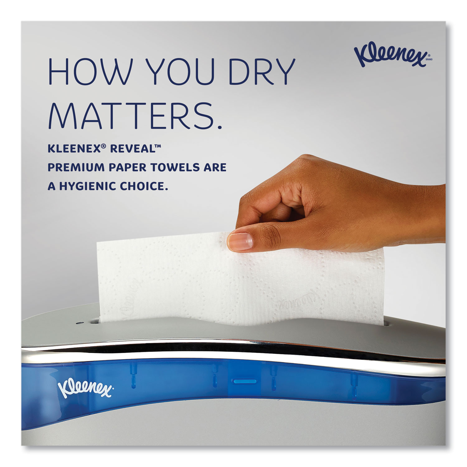 Kleenex® Reveal MultiFold Towels, 2Ply, 8 x 9.4, White, 16/Carton