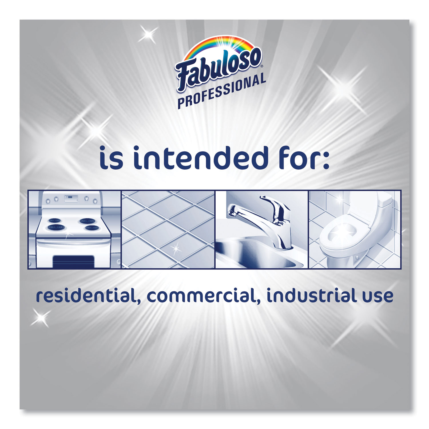 Fabuloso® AllPurpose Cleaner, Ocean Cool Scent, 1 gal Bottle, 4/Carton