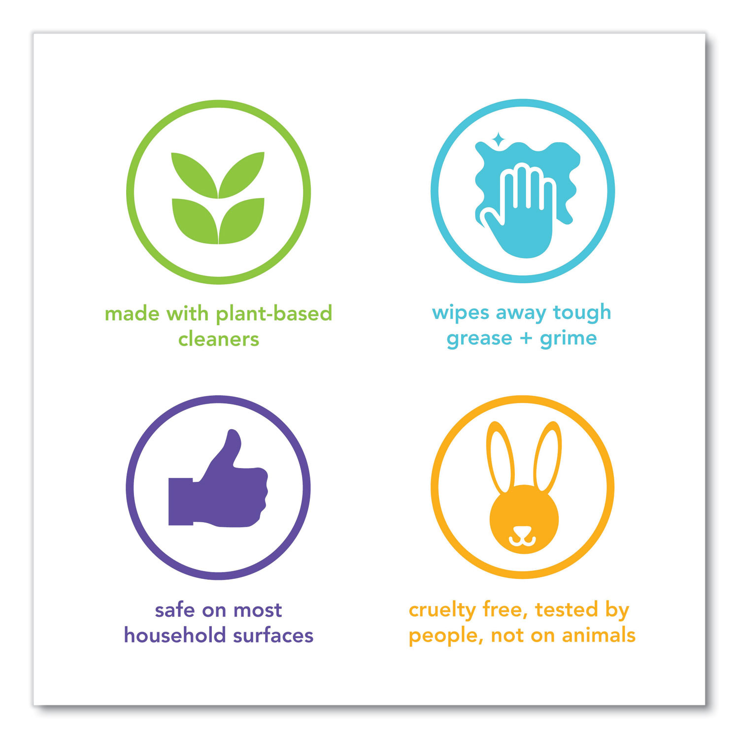 Method® All Purpose Cleaning Wipes, 1 Ply, Lime and Sea Salt, White, 70