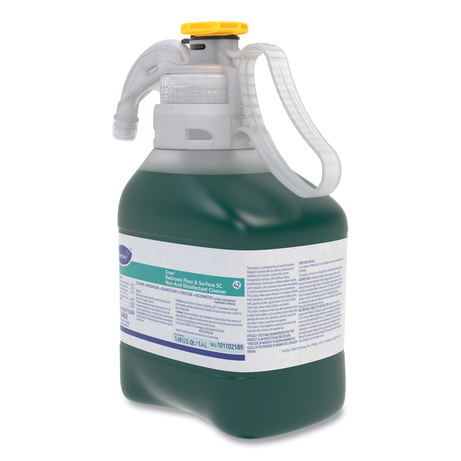 Diversey™ Crew Restroom Floor and Surface SC NonAcid Disinfectant