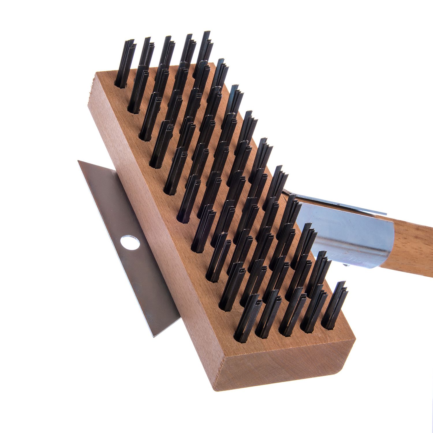 Carlisle Sparta Broiler Master Grill Brush and Scraper with Handle