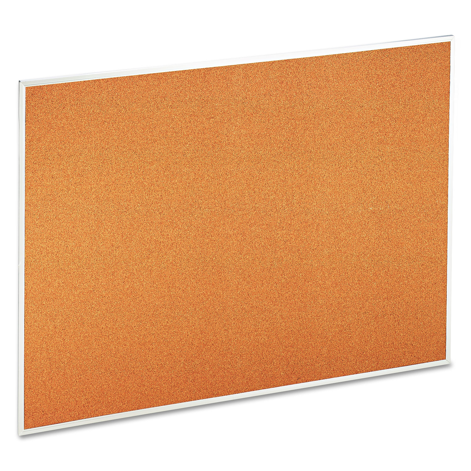 Cork Bulletin Board, 48 x 36, Tan Surface, Aluminum Frame Zerbee