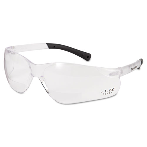 BearKat Magnifier Safety Glasses, Clear Frame, Clear Lens Eye Care