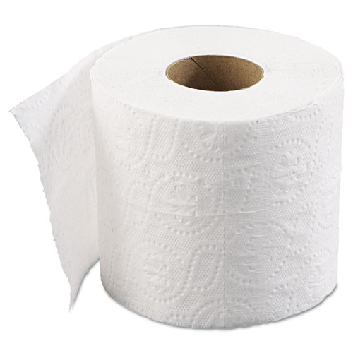 Boardwalk Bathroom Tissue, Standard, Septic Safe, 2Ply, White, 4 x 3