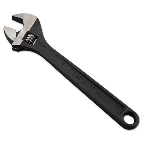 Crescent® Crescent Adjustable Wrench, 12" Long, 1 1/2" Opening, Black