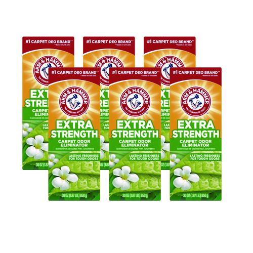 Arm & Hammer™ Deodorizing Carpet Cleaning Powder, Fresh, 30 oz Box, 6