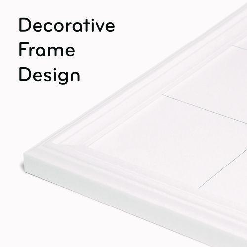 Dry Erase Calendar with Decor Frame, Monthly Planning