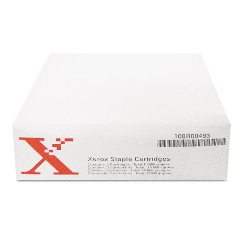 Xerox® 108R00493 Staple Cartridge, 5,000 Staples/Cartridge, 3