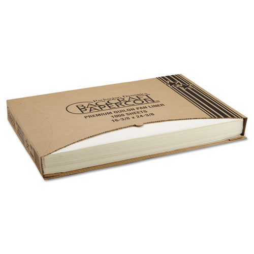 GreaseProof Quilon Pan Liners, 16.38 X 24.38, White, 1,000 Sheets
