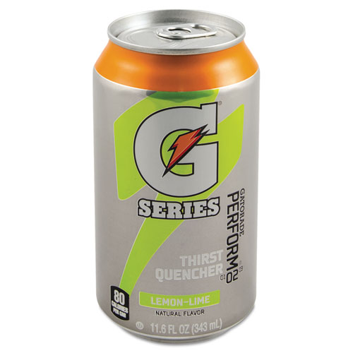 Thirst Quencher Can, Lemon Lime, 11.6oz Can, 24/ Carton Sports