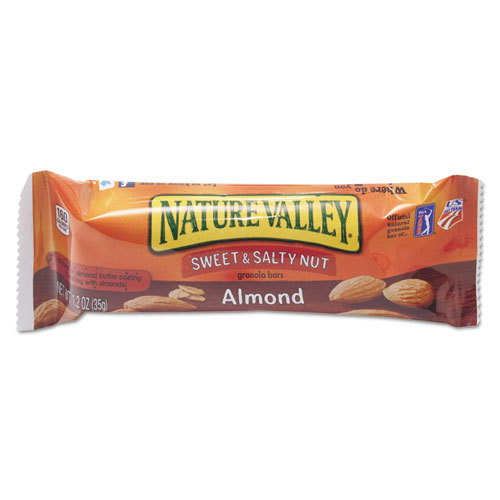 Nature Valley® Nature Valley Granola Bars, Sweet & Salty Nut Almond Cereal, 1.2oz Bar, 16/Box