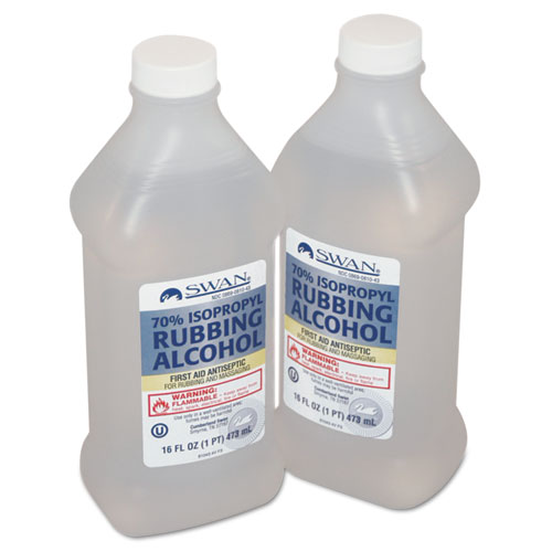 First Aid Kit Rubbing Alcohol, Isopropyl Alcohol, 16 oz Bottle InkyToners