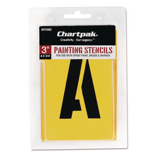 Professionial Lettering Stencils, Painting Stencil Set, A Z Set/ 0 9