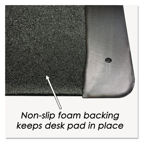 Executive Desk Pad with Antimicrobial Protection, LeatherLike Side